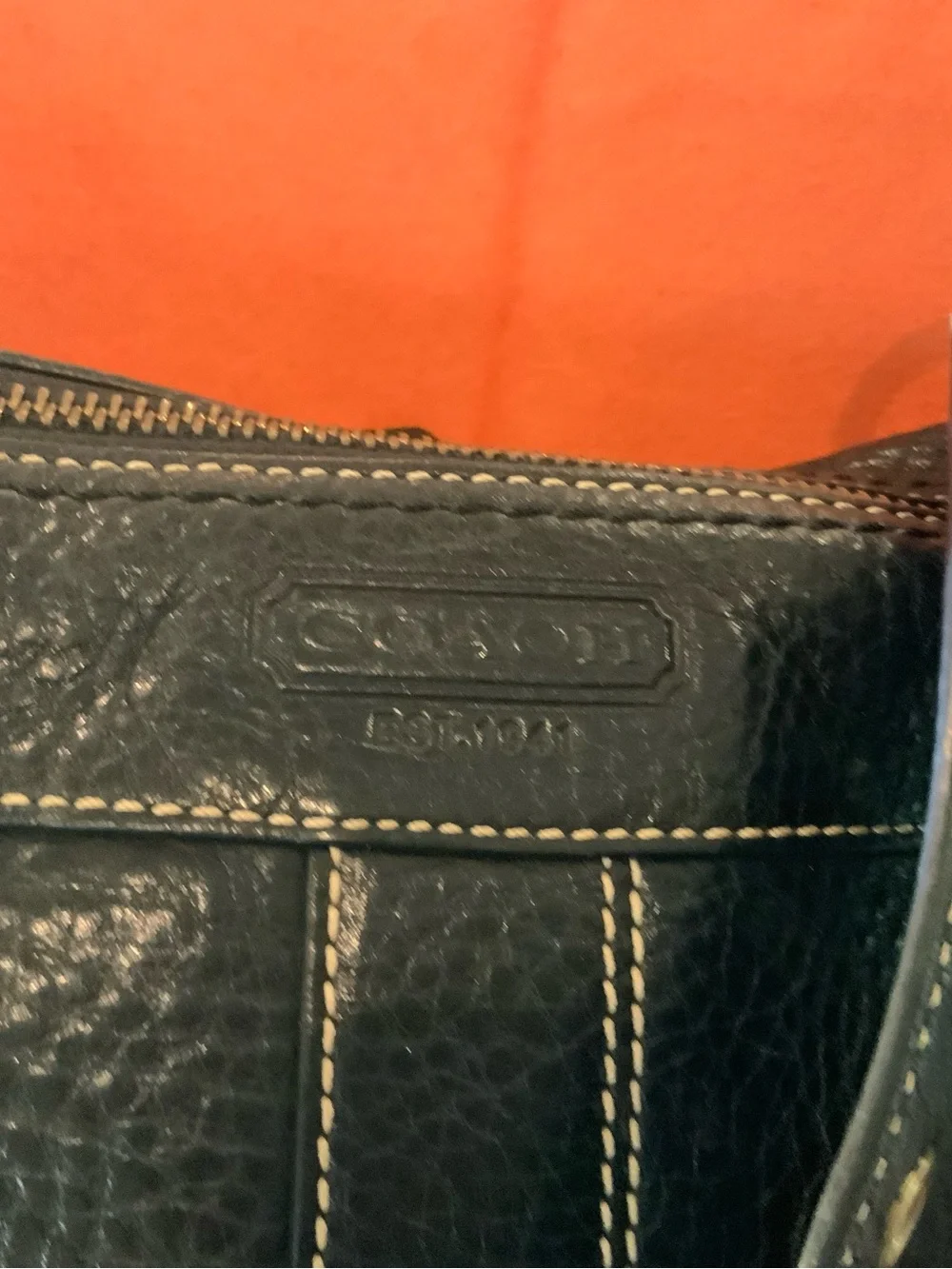 Coach Black-vintage Bleeker purse